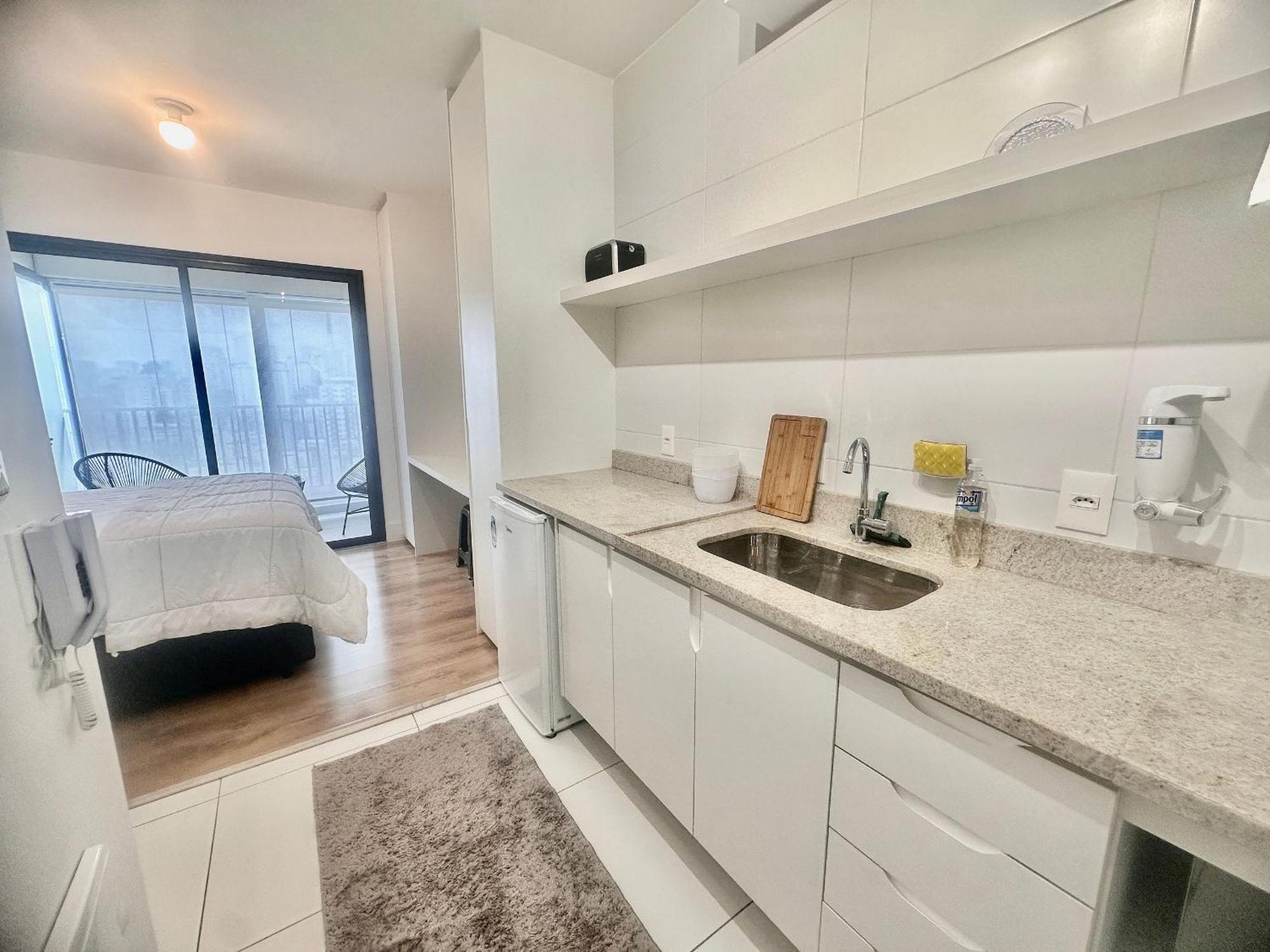 Apartment Com Coworking, Piscina E Vista Da